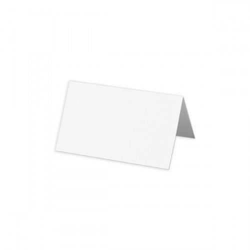 Place Cards On Solid Pearl White
