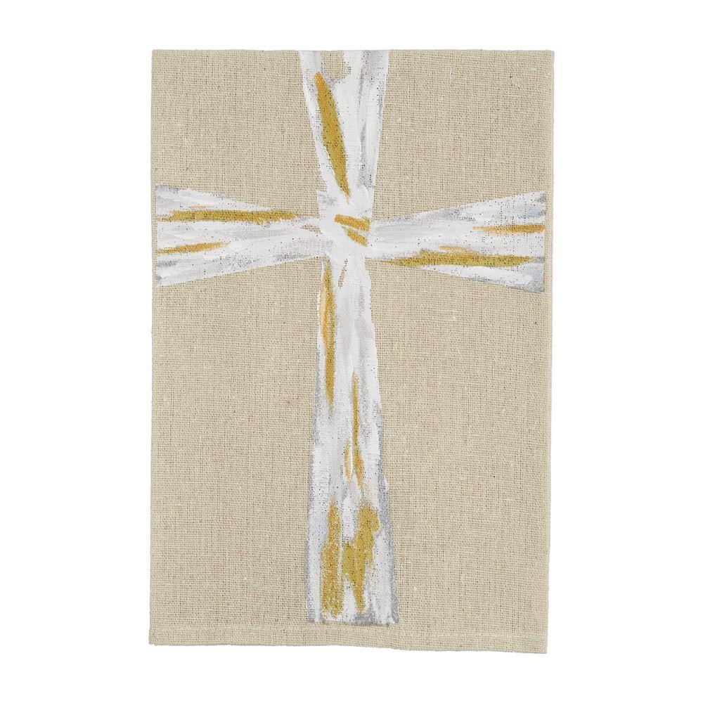 Cross Hand Painted Towel