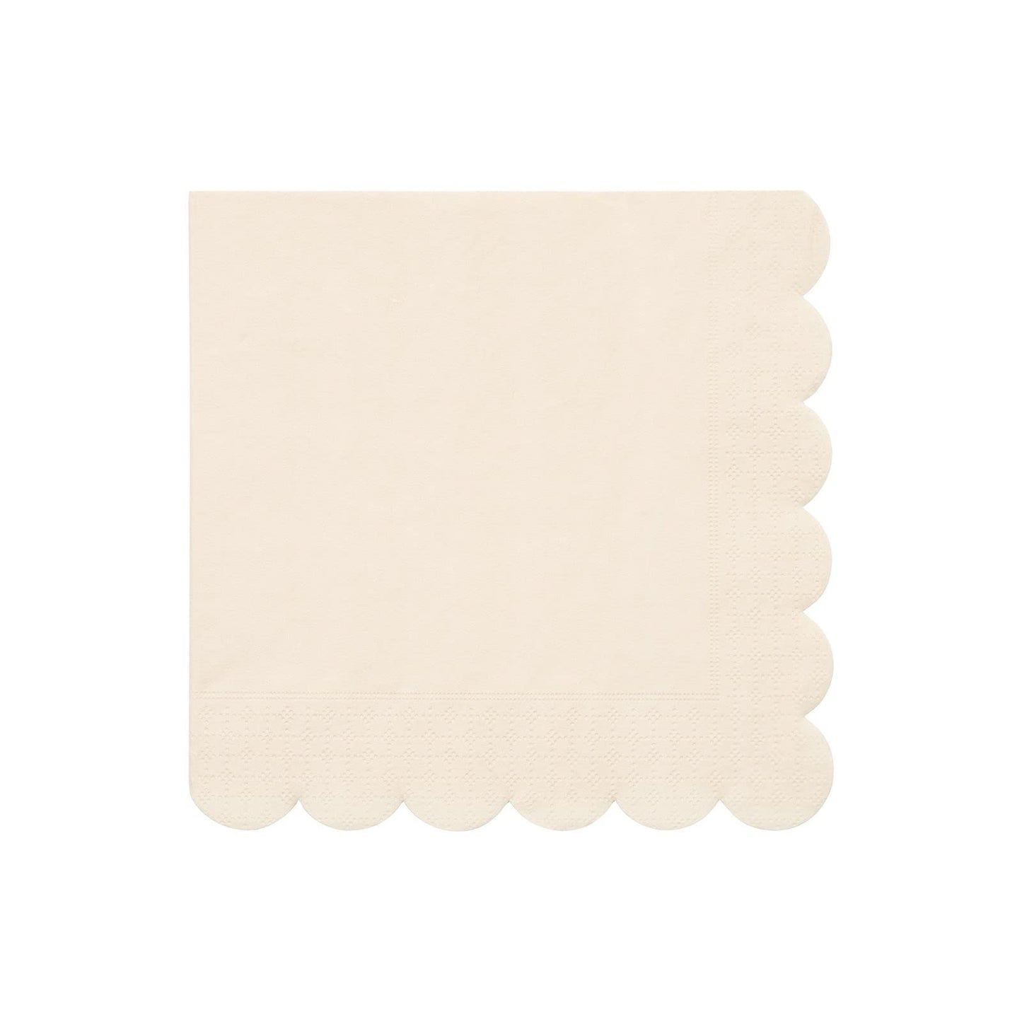 Cream Large Napkins | Set of 20