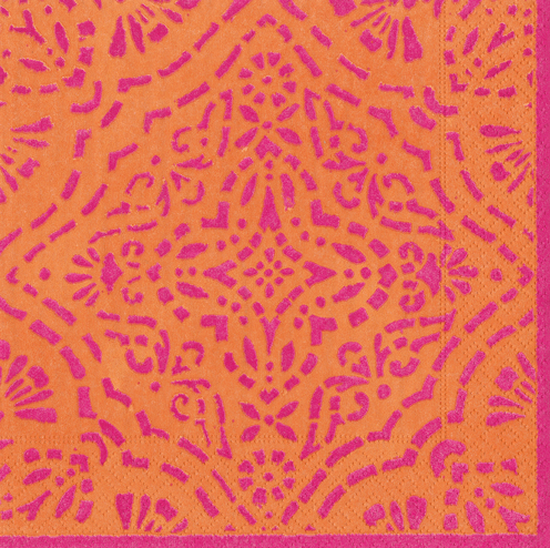 Annika Orange Cocktail Napkins