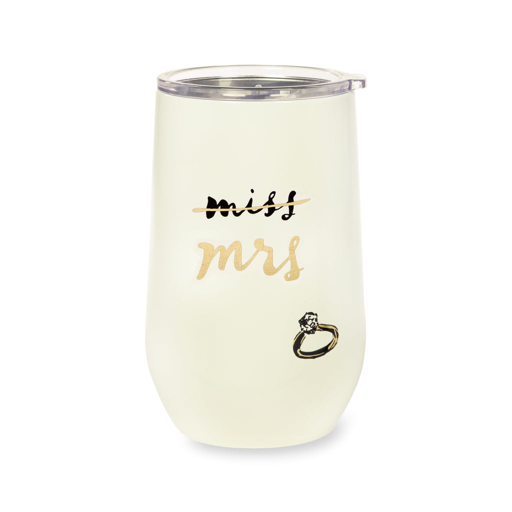 Stainless Steel Wine Tumbler, Miss to Mrs
