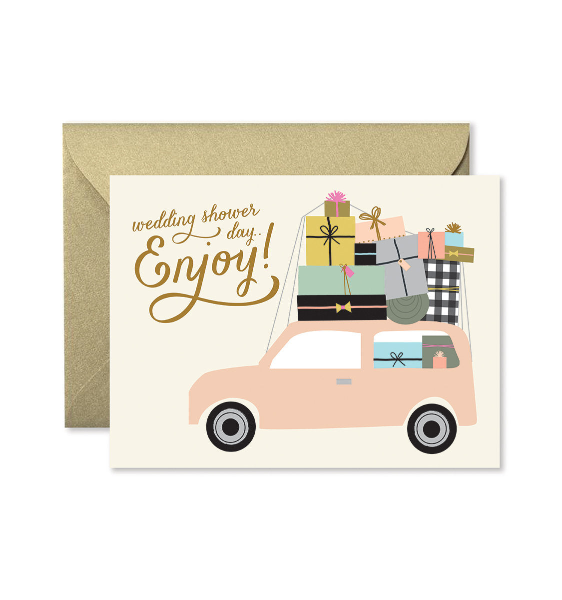 Bridal Shower Car Card