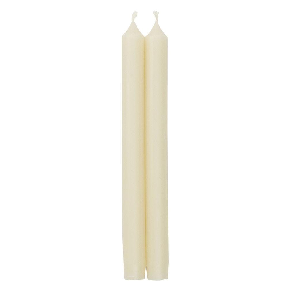 Straight Taper 12" Candles - Ivory