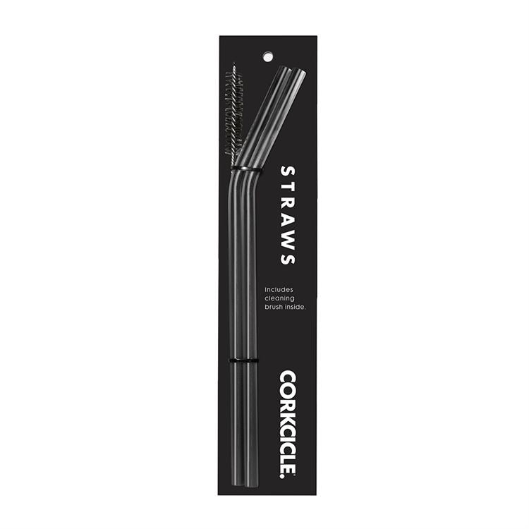 Corkcicle Straw Set - Original - Gunmetal