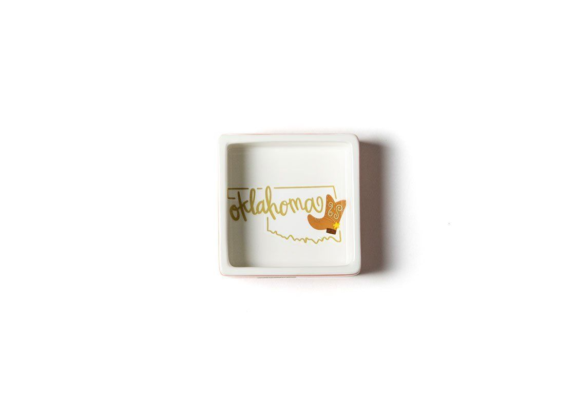Oklahoma Square Trinket Bowl