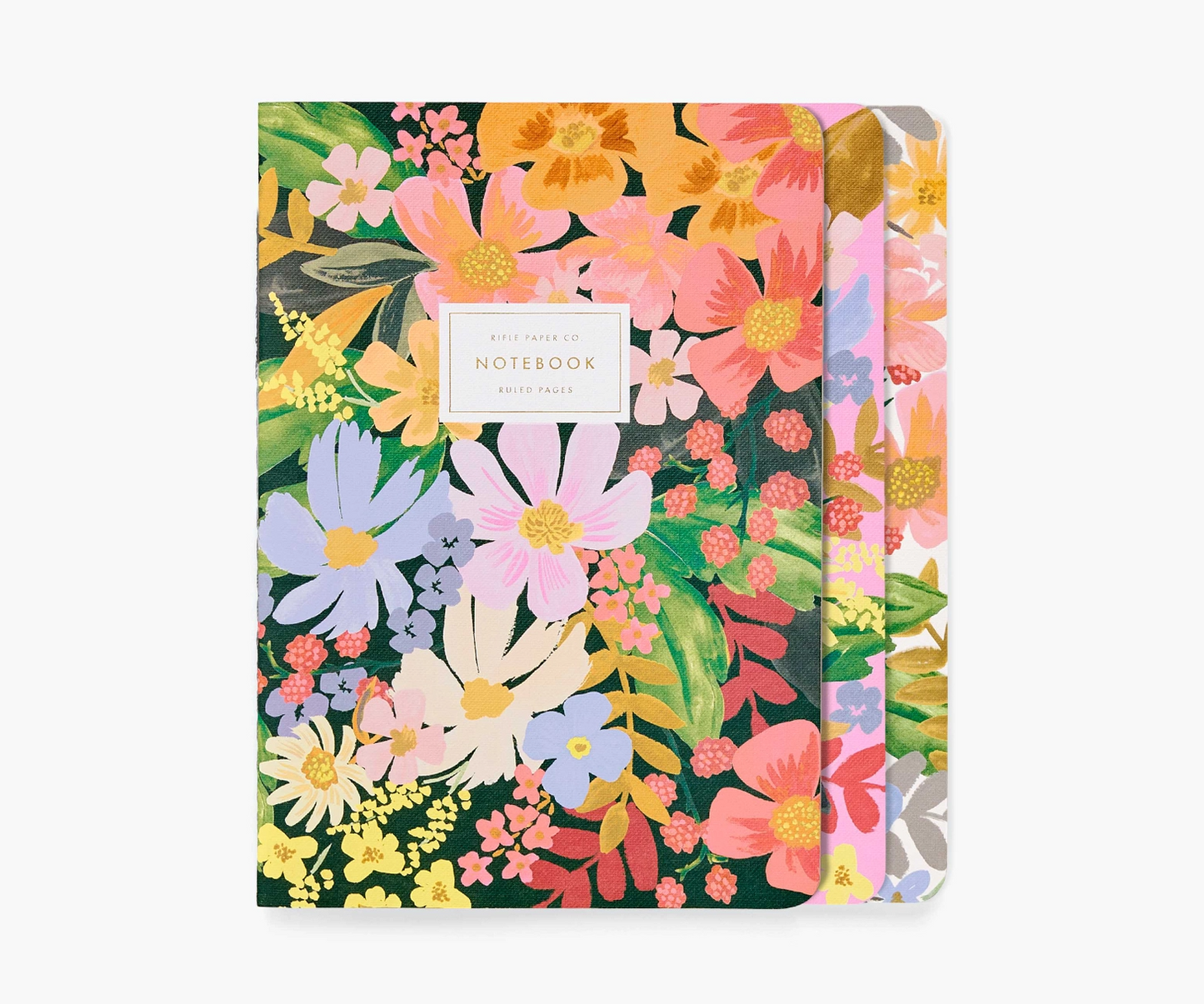 Stitched Notebooks Set of 3 - Marguerite