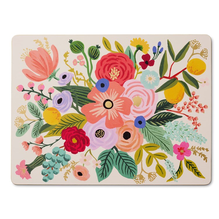 Garden Party Set of 4 Cork Placemats