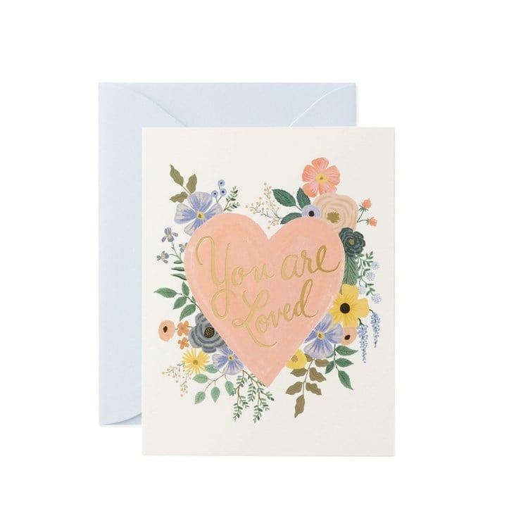 You Are Loved Heart Card