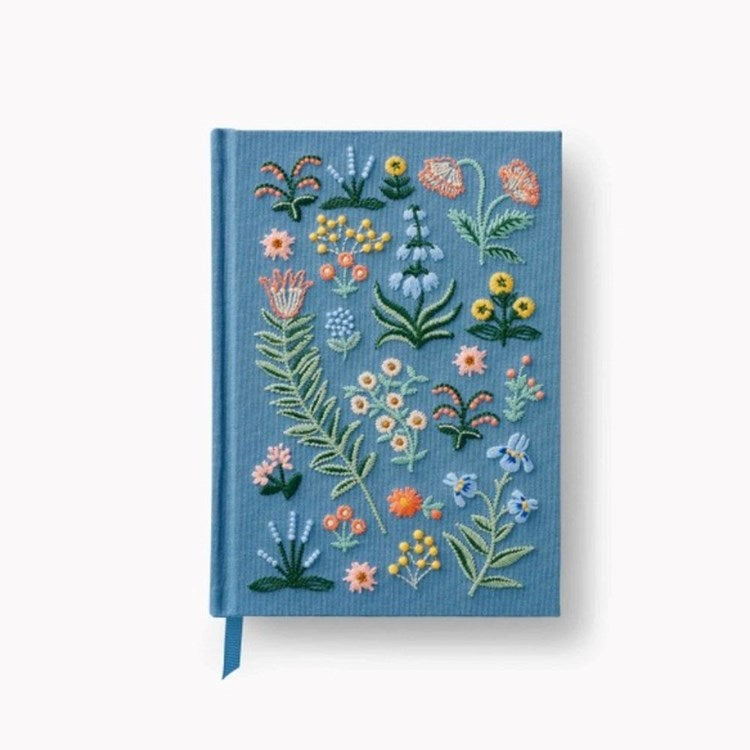 Menagerie Garden Embroidered Journal