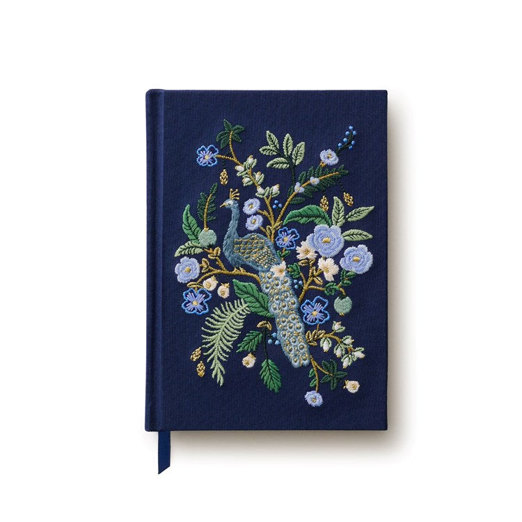 Peacock Embroidered Journal