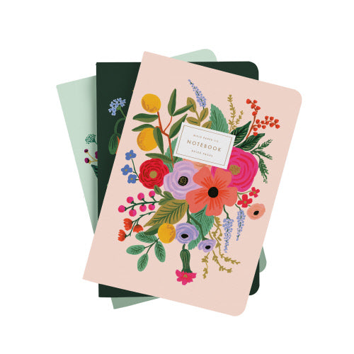 Notebooks Set of 3 Assorted - Garden Party