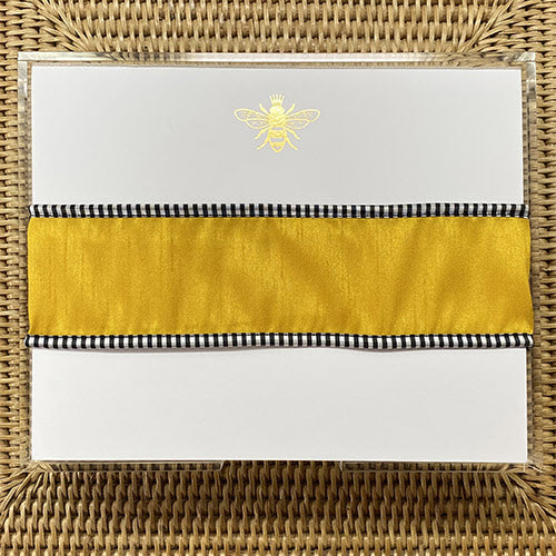 Gold Foil Luxe Bee Notepad