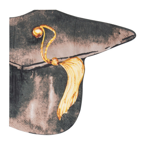 Grad Hat Lunch Napkin Graduation | 16pkg