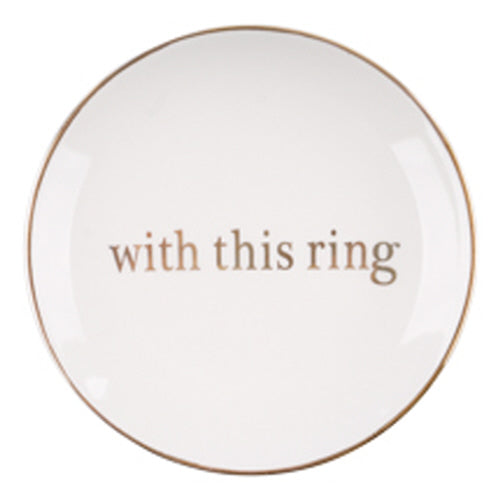 Trinket Tray - With This Ring