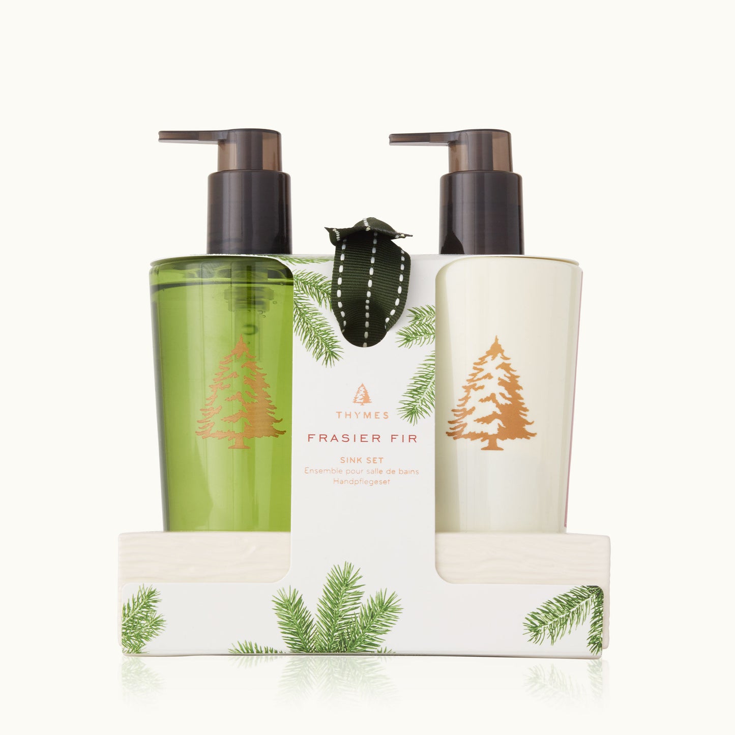 Sink Set with Ceramic Caddy - Frasier Fir