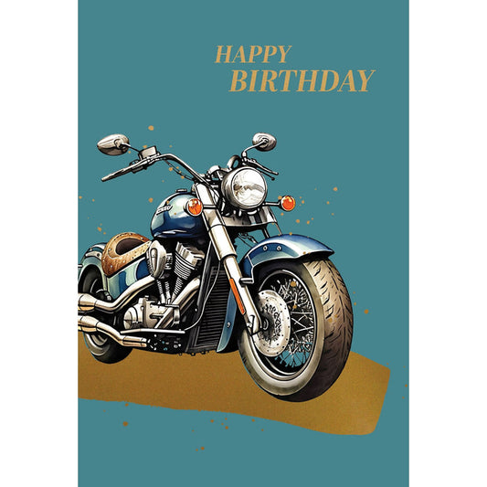 Birthday Card - Motorcycle For Him