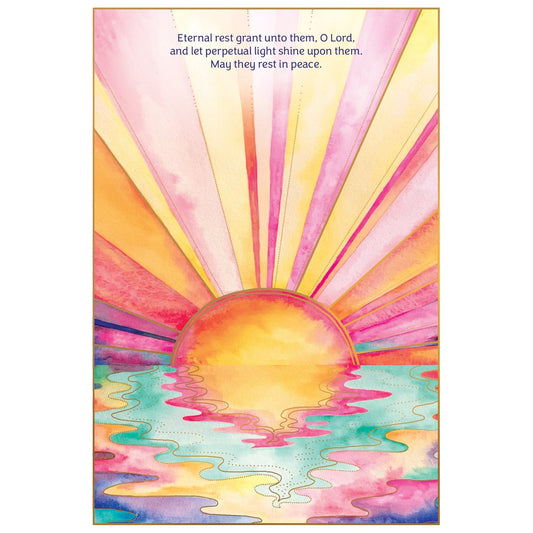 Sympathy Card - Watercolor Sunset