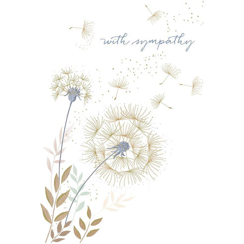 Sympathy Card - Dandelions