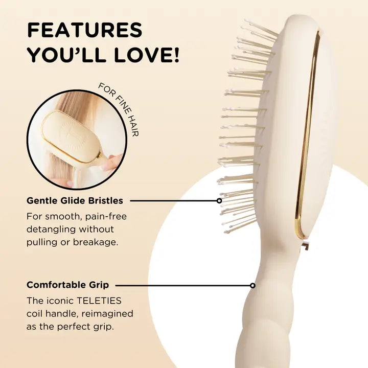 Detangler Hair Brush - Tan