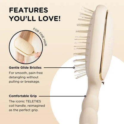 Detangler Hair Brush - Tan