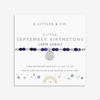 Kids' A Little Bracelet Birthstone - September