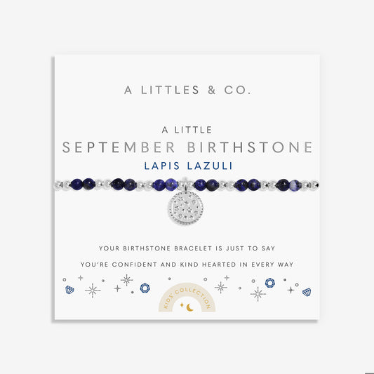 Kids' A Little Bracelet Birthstone - September