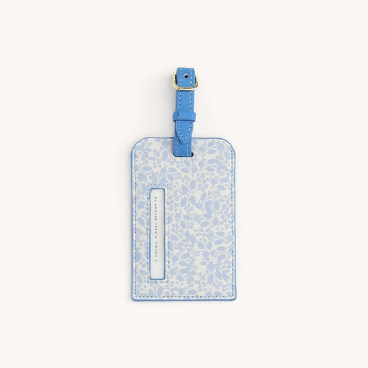 Leatherette Luggage Tag - Misty Meadow