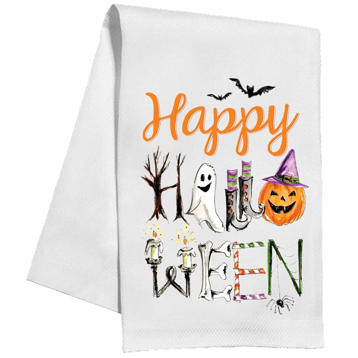 Kitchen Towel - Happy Halloween Icon