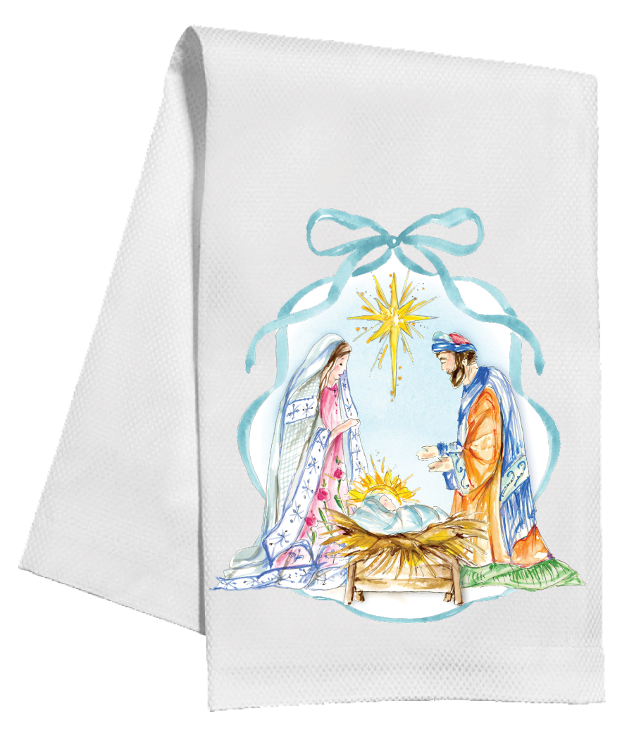 Kitchen Towel - Holy Family with Scripture