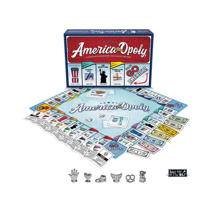 America Opoly Board Game