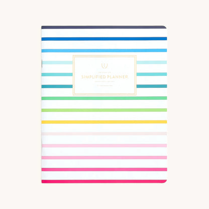 2026-2027 Monthly Planner - Happy Stripe
