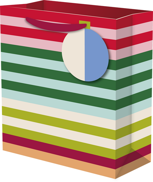 Medium Gift Bag - Seeing Stripes Block