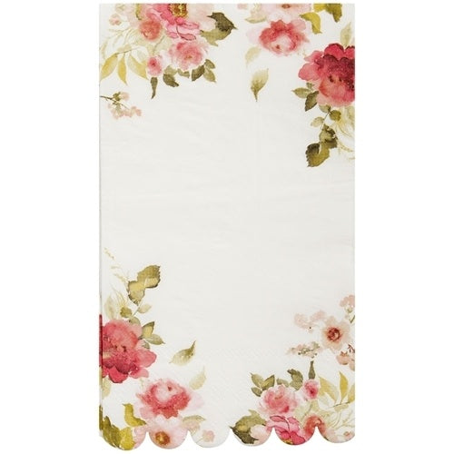 Floral Heart Guest Napkin - 16CT