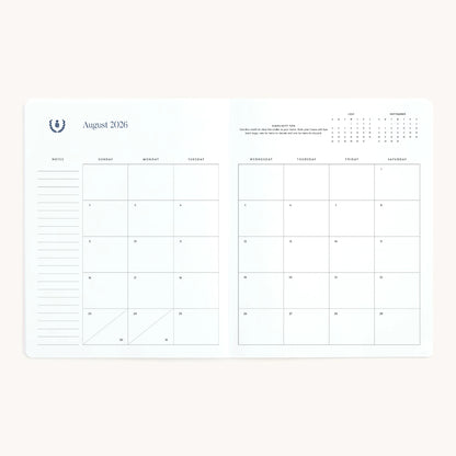 2026-2027 Monthly Planner - Happy Stripe