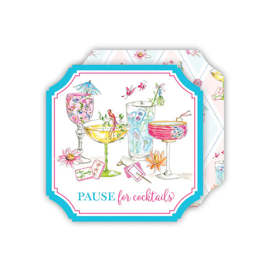 Ticket Coasters - Mahjong Pause For Cocktails