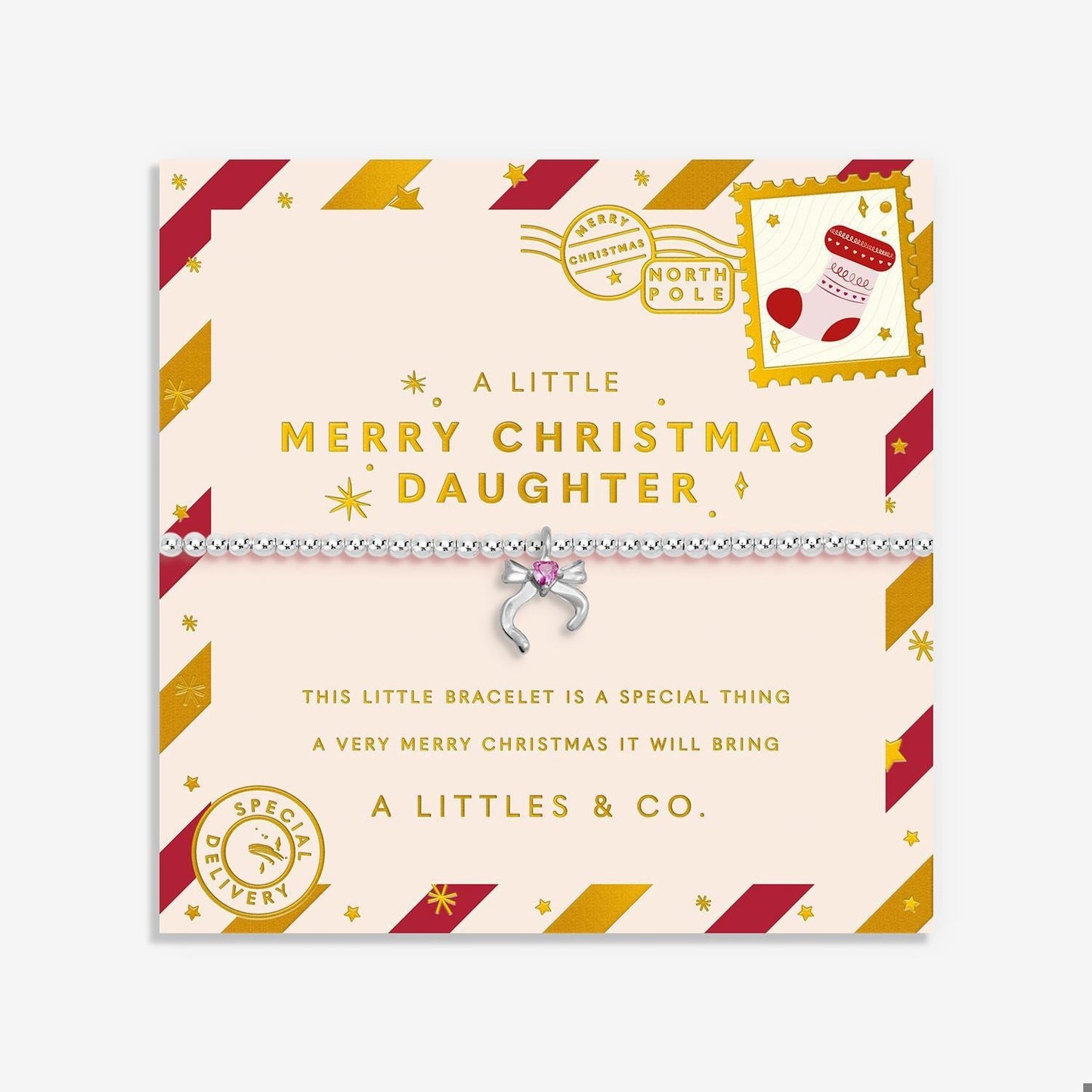 Kids' A Little Bracelet Christmas - Daughter
