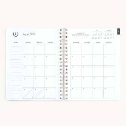 2026-2027 Large Softcover Weekly - Misty  Meadow