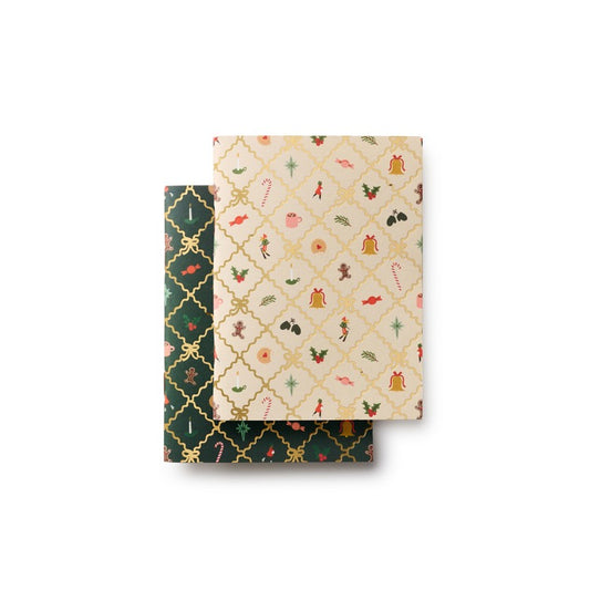Pocket Notebooks - Christmas Argyle