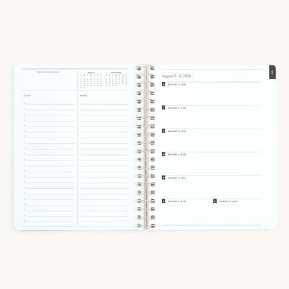 2026-2027 Large Softcover Weekly - Misty  Meadow