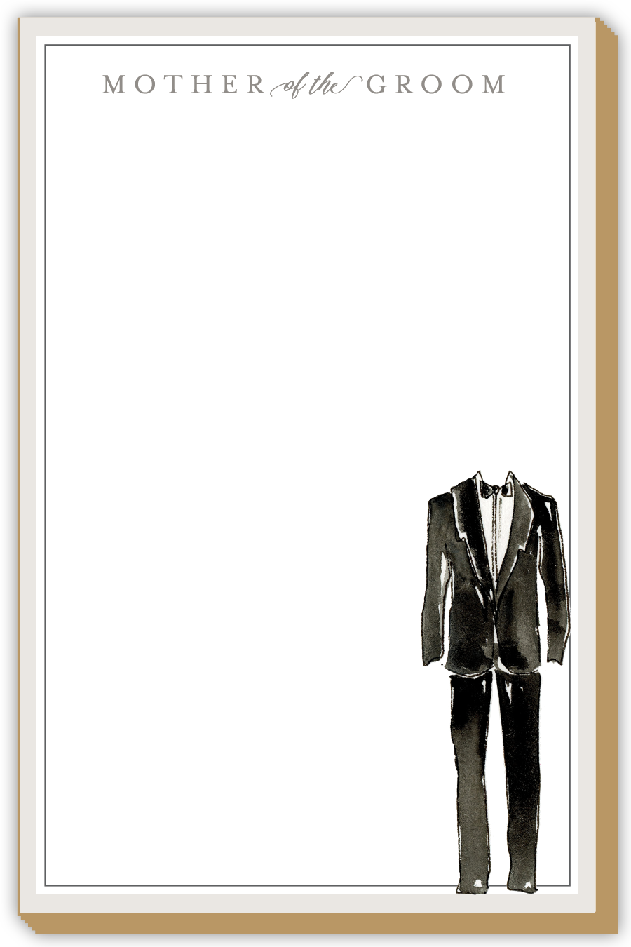 Large Notepad - Mother of the Groom