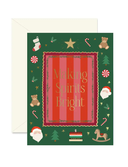Holiday Spirits Frame Greeting Card