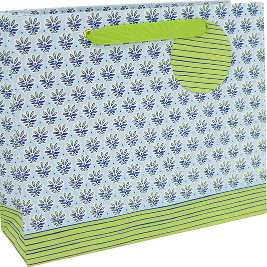Large Gift Bag - Indian Block
