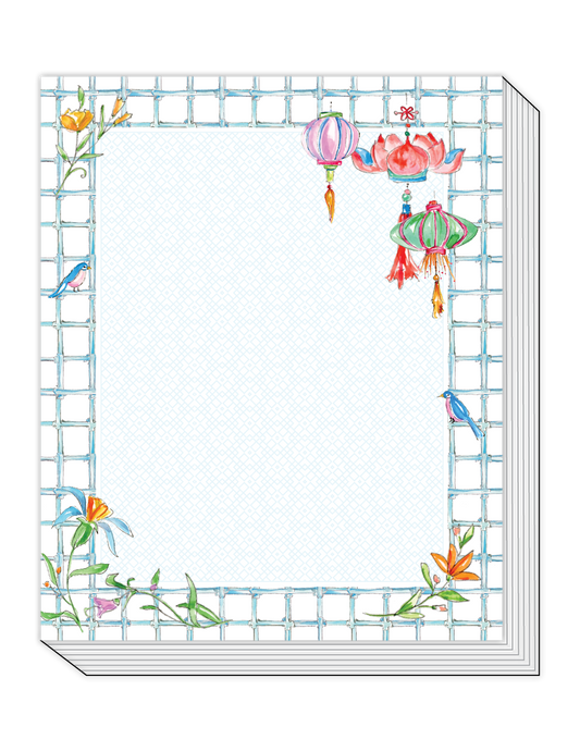 Skinny Notepad - Crack Dot Bam Light Blue