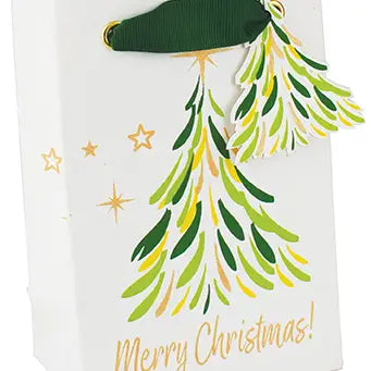 Small Gift Bag - Merry Christmas Tree
