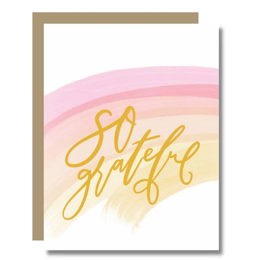 Grateful Rainbow Card