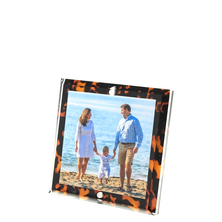 4x4 Square Frame - Beveled Tortoise