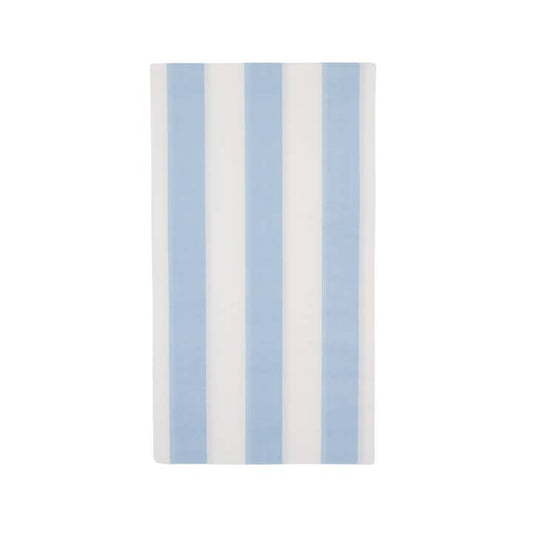 Guest Towels - Sky Blue Cabana Stripe