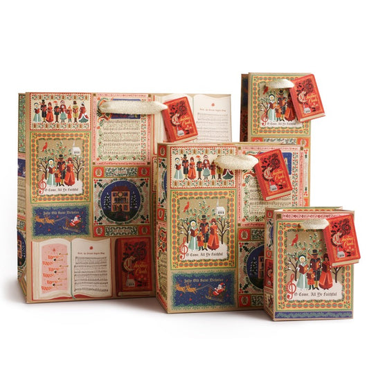 Medium Gift Bag - Christmas Carolers