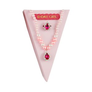 Jewelry Set - Birthday - Hot Pink