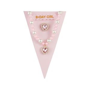 Jewelry Set - Birthday - Light Pink